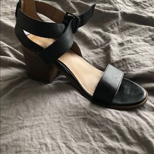 Merona black strappy sandals